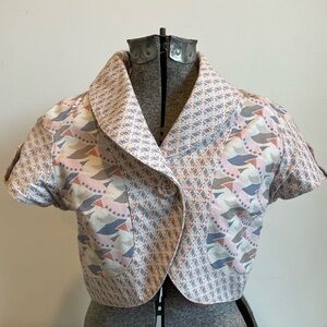 Ted Baker size 1 reversible cropped jacket.